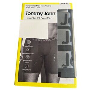 NWT Tommy John size Medium M essential boxer briefs black New